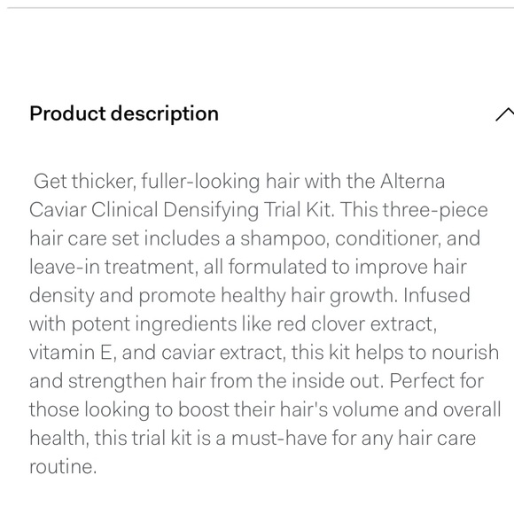 Alterna Caviar clinical Densifying Trial Kit - Picture 3 of 13